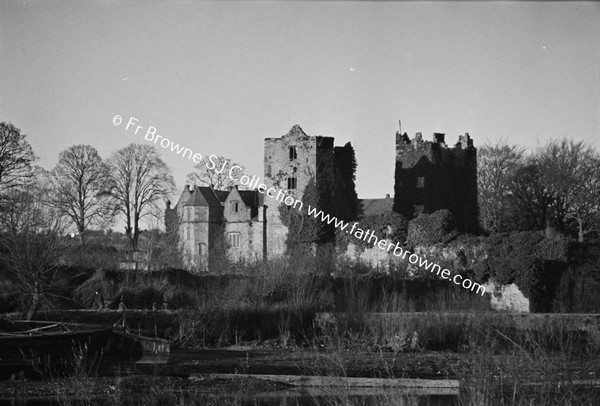 CARRICK CASTLE DISTANT VIEWS FROM SOUTH EAST ACROSS RIVER